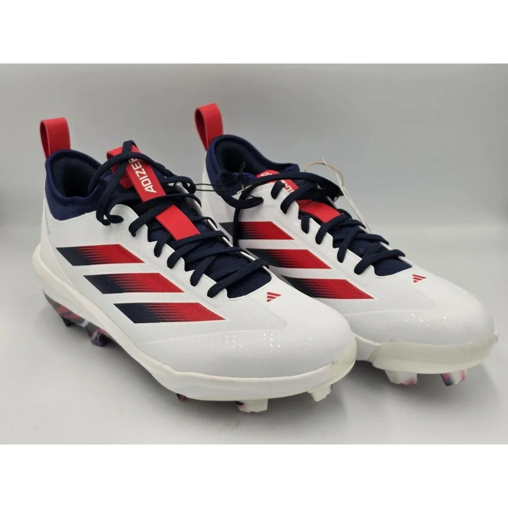 adidas Adizero Impact TPU 2.0 USA Baseball Cleats Red White Blue Men's Size 11